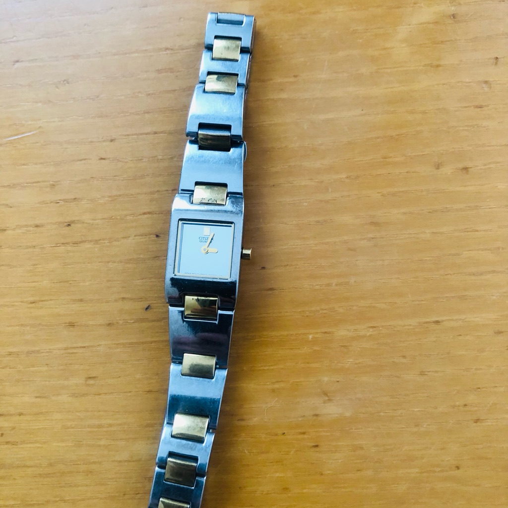 TwoTone Stainless Steel Bracelet Watch